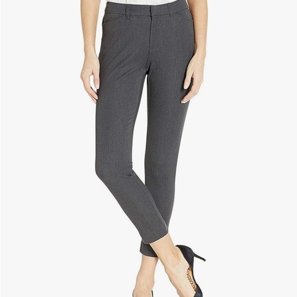 NWT Women’s Amazon Essentials Gray Ankle Cropped Pants - Picture 1 of 3